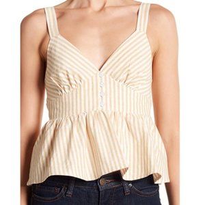 NWT Peplum Top by GOOD LUCK GEM
